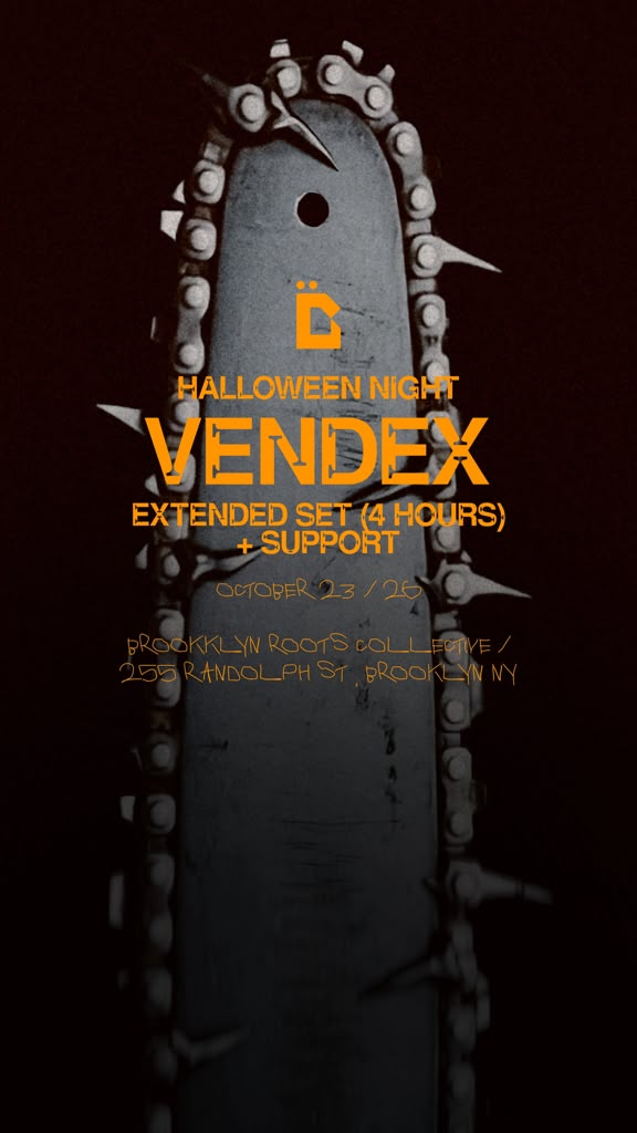 Halloween Night: Vendex — Extended Set (4 Hours) + Support